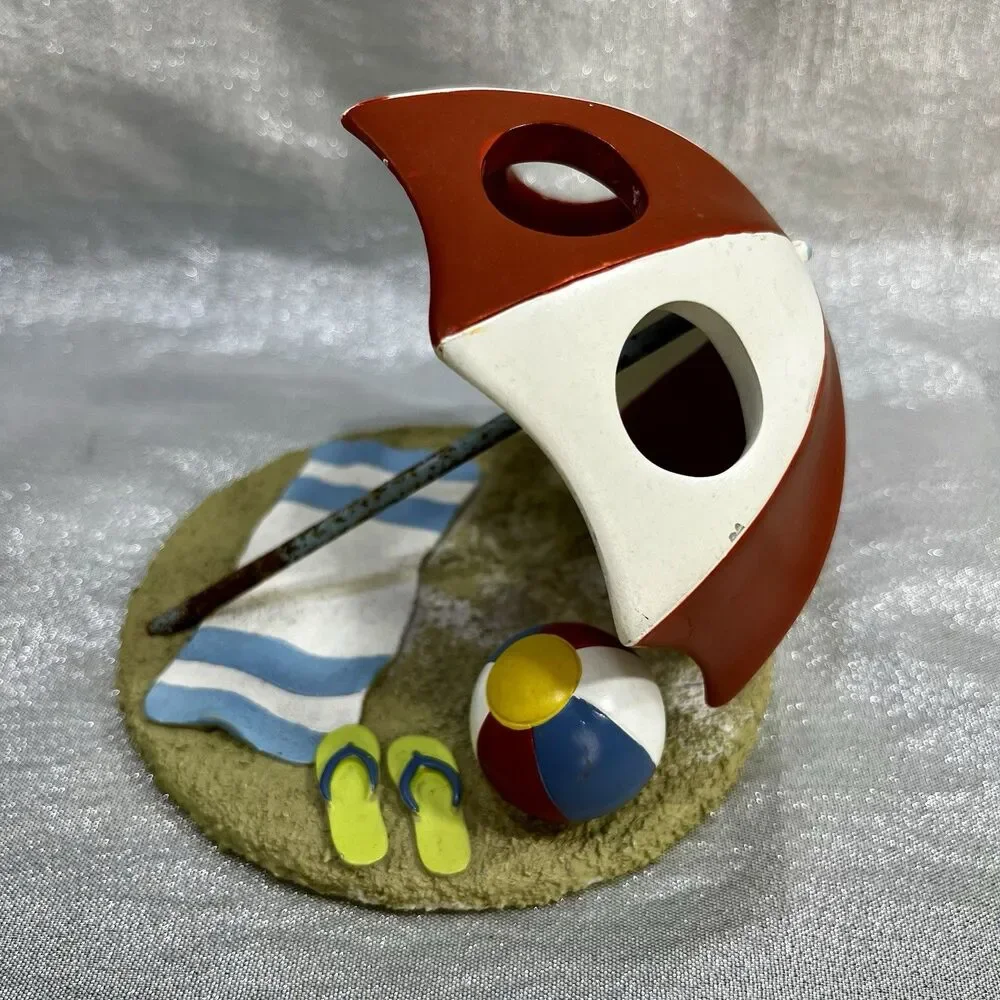 ADORABLE Beach Ocean Theme Bathroom Toothbrush Holder Decor KATHY MIDDLEBROOK